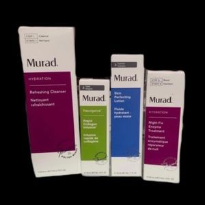 Murad skin care steps 1 through 4